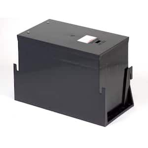 Wiremold 2-Gang Black Outdoor Weatherproof Ground Box