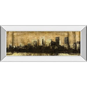 "Defined City I" By Sd Graphic Studio Mirror Framed Print Wall Art 18 in. x 42 in.