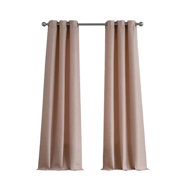 Tribeca Raw Faux Silk Grommet 76 In X 84 Curtain Panel Pair Blush Ymc009203 Tribeca Raw Faux Silk Grommet 76 In X, How To Iron Faux Silk Curtains