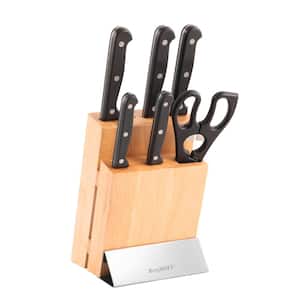 Essentials 7-Piece Stainless Steel Triple Riveted Knife Set