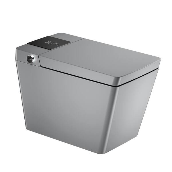 Boosicavelly Square Bidet Toilet with Heated, Deodorizing, Soft Close - FZUBTO4-W