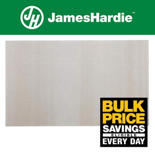James Hardie HardieBacker 1/4 in. x 3 ft. x 5 ft. Cement Backerboard