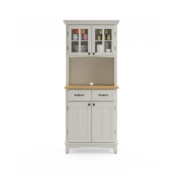 HOMESTYLES White Buffet with Hutch
