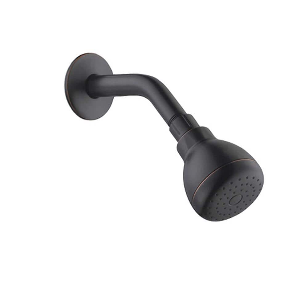 Bronze Double Handle Wall Mounted Tub and Shower Faucet