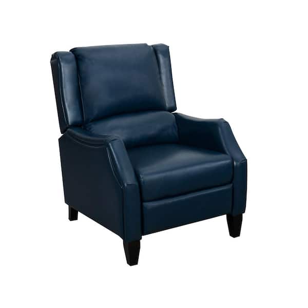 DEVON & CLAIRE Keesha Navy Blue Polyester Recliner