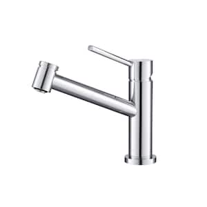 Metrolux Gooseneck 1.8 GPM CalGreen Single-Handle Pull-out Sprayer Kitchen Faucet in Chrome