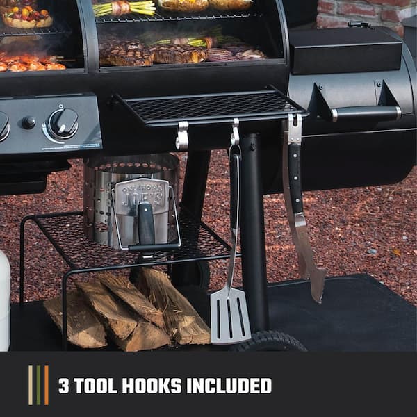 OKLAHOMA JOE'S Canyon Combo Dual Fuel 3-Burner Propane Gas and