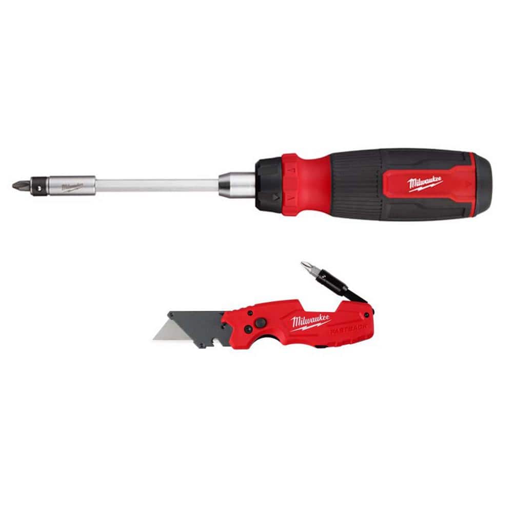 Milwaukee 27-in-1 Ratcheting Multi-Bit Screwdriver with FASTBACK