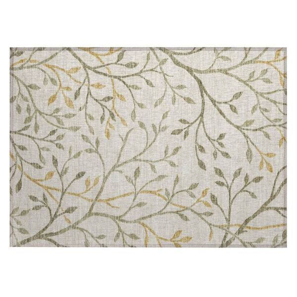Chantille Machine Washable Indoor/Outdoor Abstract ACN3024 Ivory 3 ft. x 4 ft. Area Rug