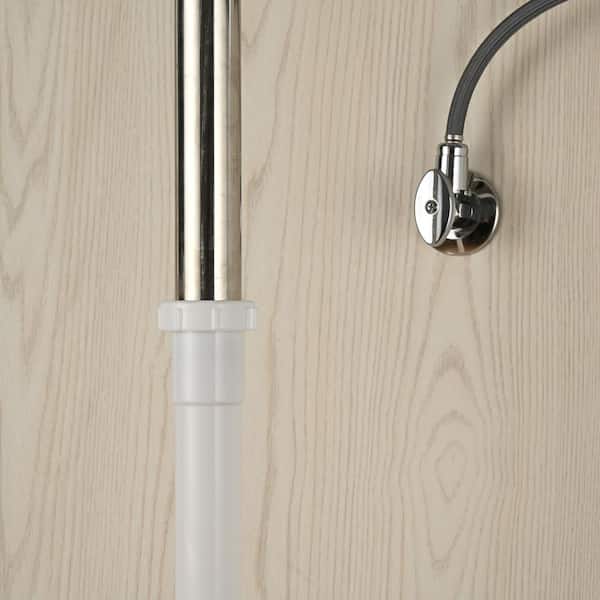 Everbilt 1-1/2 in. x 16 in. Trap Extn Tube DBL SJ Plastic 101402A