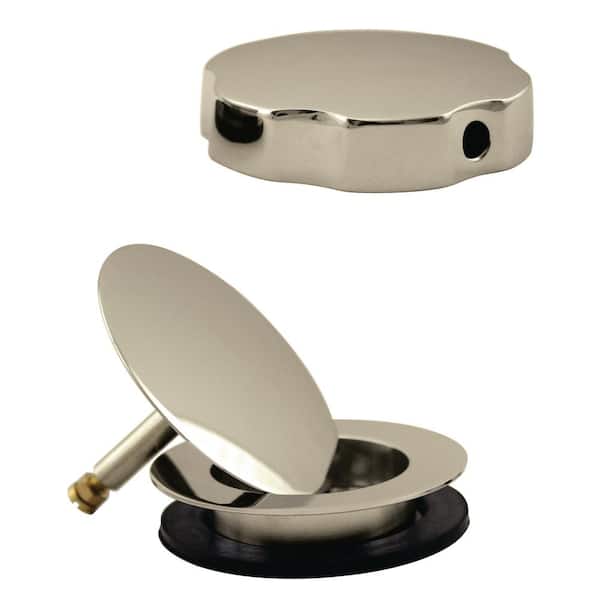 Westbrass 2-1/2 in. Replacement Drain and Handle for Cable Drive Drains, Polished Nickel
