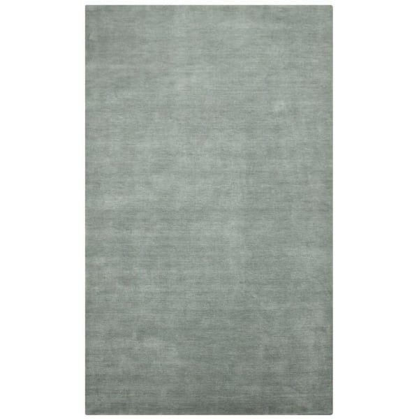 4 ft. x 6 ft. Gray Wool Hand Woven Area Rug