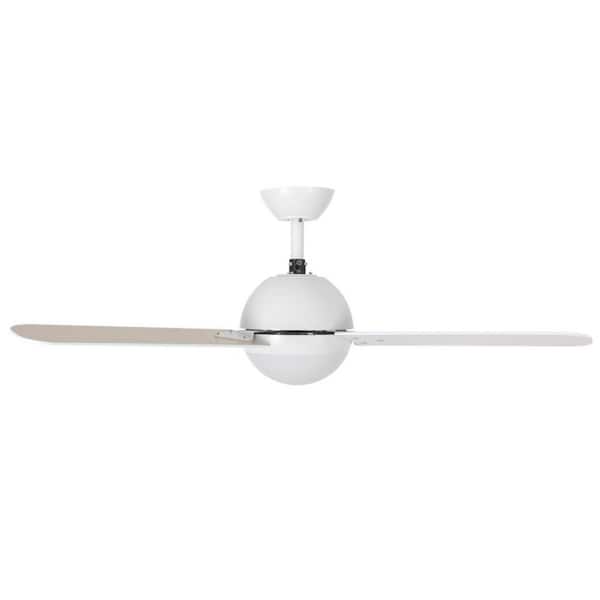 Hampton Bay Phipps 44 in. Indoor Matte White Ceiling Fan with