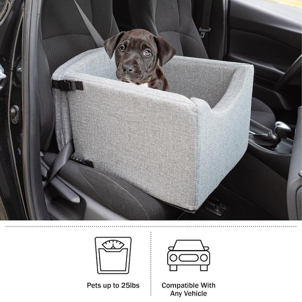 Petmaker Dog Car Seat for Small Pets up to 25 lbs., Gray PET6319