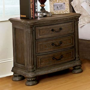 Persephone Rustic Natural Tone Night Stand