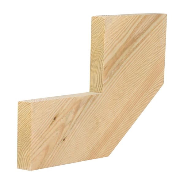 2-Step Ground Contact Pressure Treated Pine Stair Stringer
