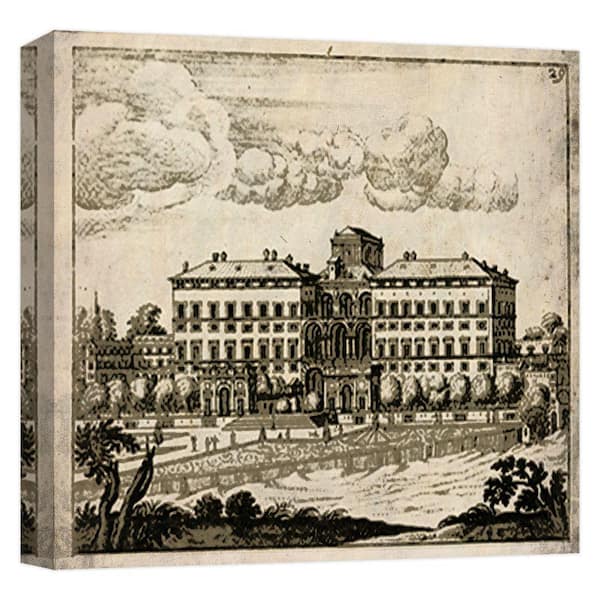 PTM Images CASTLE4'' Canvas Abstract Wall Art 15 in. x 15 in.