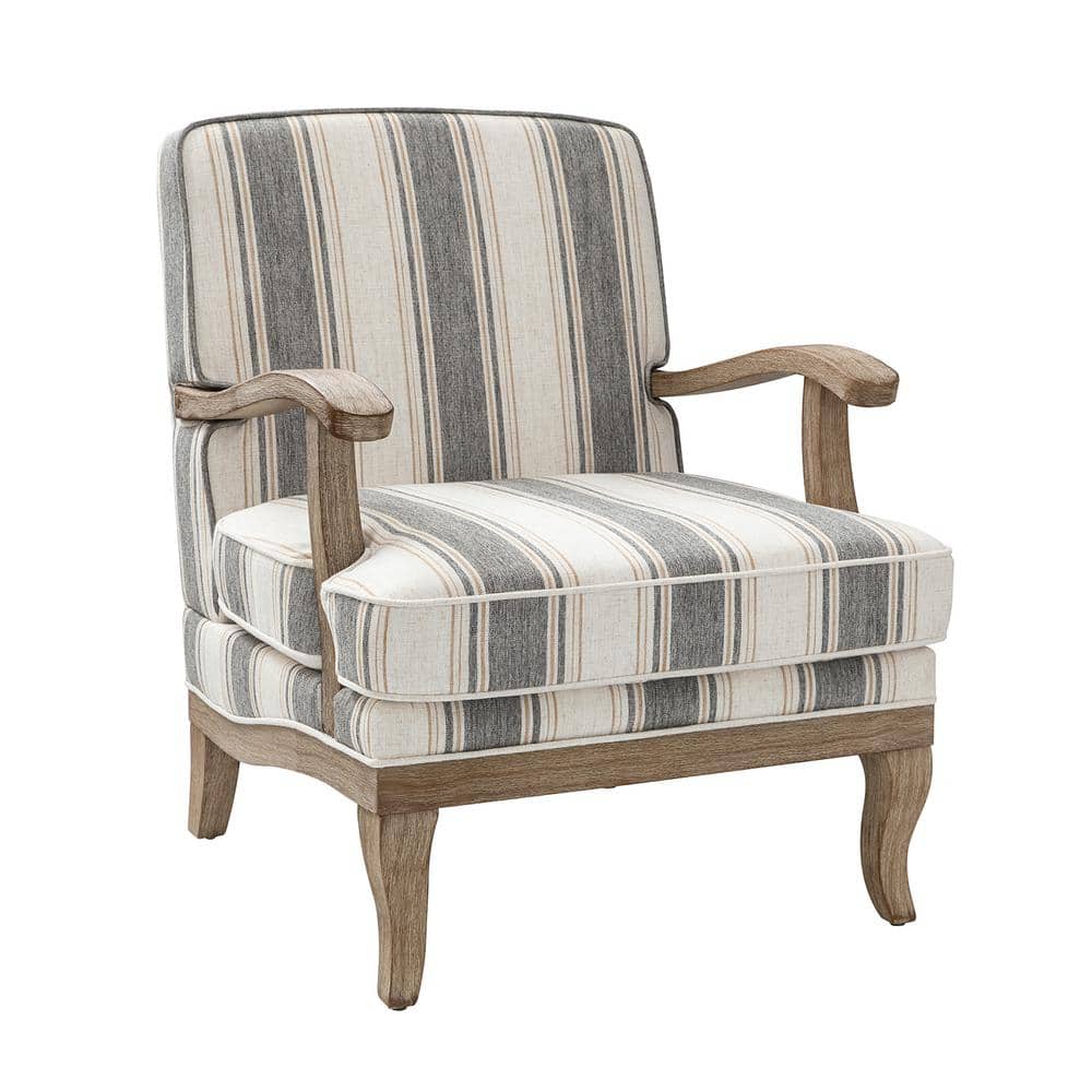 JAYDEN CREATION Quentin Farmhouse Style Wooden Upholstered