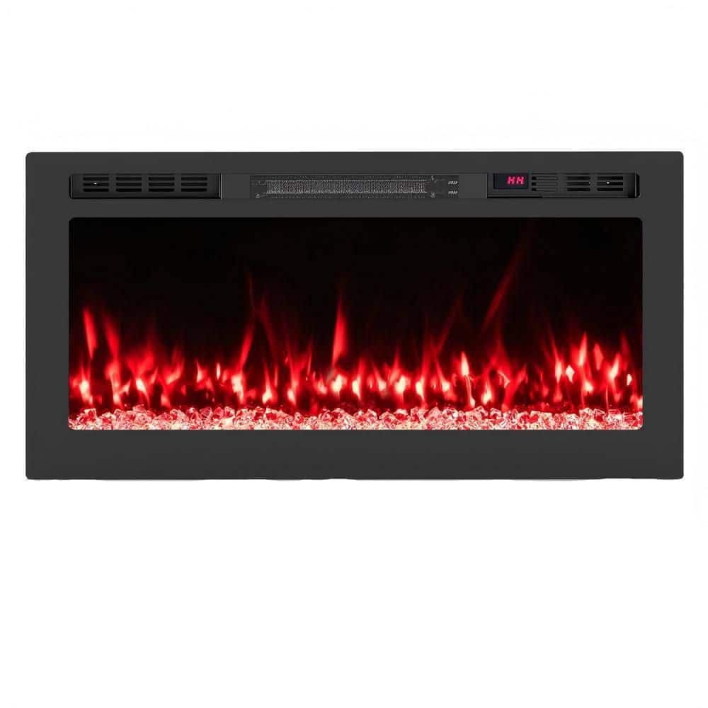60 in. WiFi Electric Fireplace Insert Heater Wall-Mount or Recessed 5100 BTU Smart Control price history on PriceWatchPro