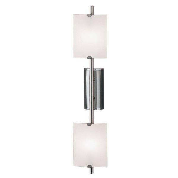 EGLO Fondo 2-Light Matte Nickel Track Lighting Fixture