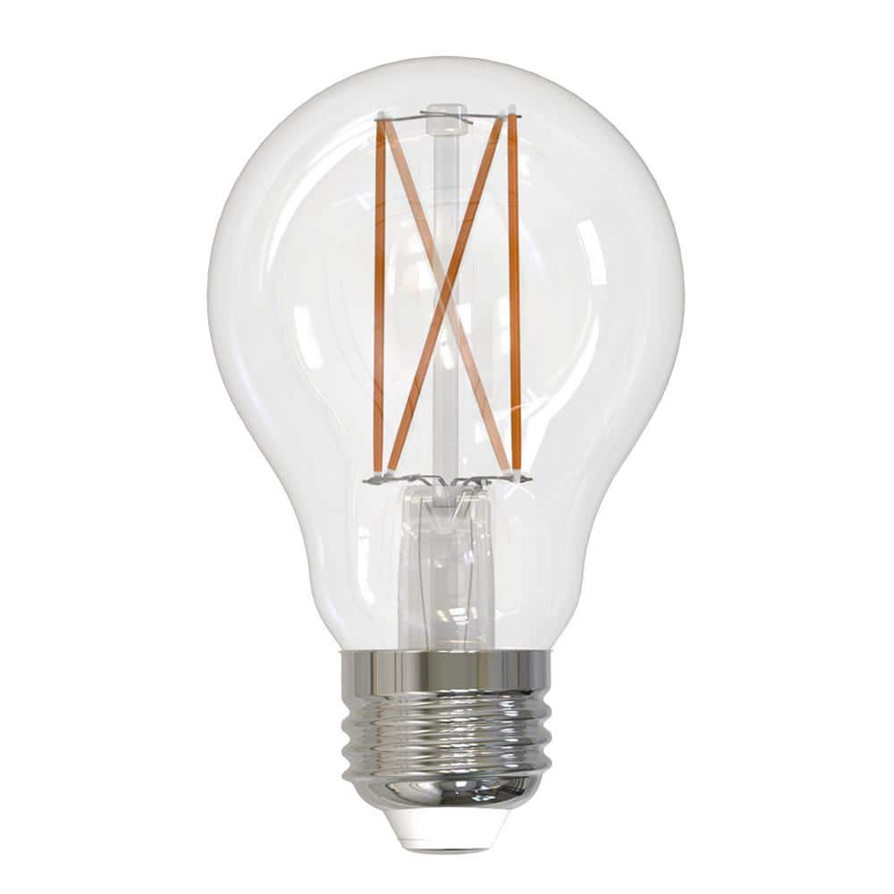 60-Watt Equivalent Soft White Light A19 (E26) Medium Screw Base Dimmable Cl