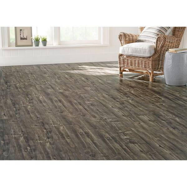 Home Decorators Collection Aberdeen 12 Mm T X 7 48 In W 47 72 L Water Resistant Laminate Flooring 19 83 Sq Ft Case Hl1351 The Depot - Grey Laminate Flooring Aberdeen