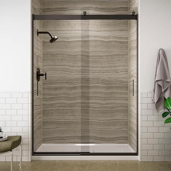 Kohler Levity In W X In H Frameless Sliding Shower Door In