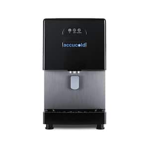 160 lb. Freestanding Ice Maker and Water Dispenser in Stainless Steel