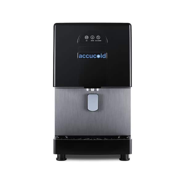44 lb. / 24 H Commercial Snowflake Stainless Steel Freestanding Ice Maker  Machine for Seafood Restaurant in Silver