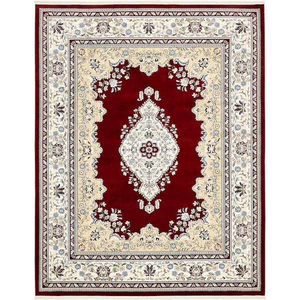 Narenj Windsor Burgundy 8' 0 x 10' 0 Area Rug