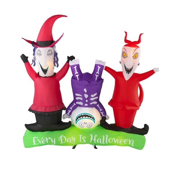 Disney 6 ft Lock Shock and Barrel Scene Halloween Inflatable 22GM50120