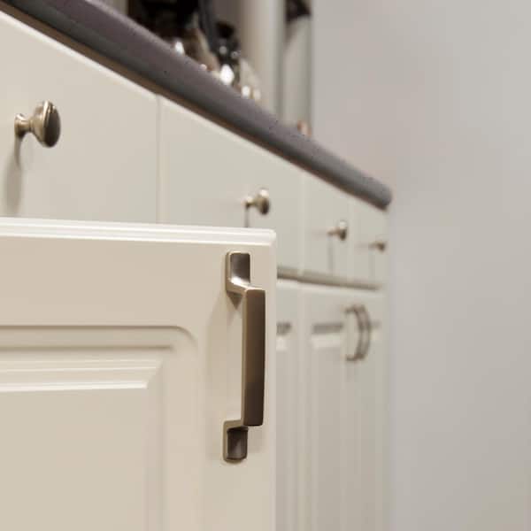 3 in. Rotterdam Satin Nickel Cabinet Center-to-Center Pull