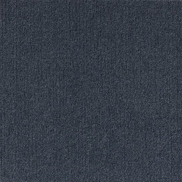 Foss Design Smart - Ocean - Blue Residential 18 x 18 in. Peel and Stick Carpet Tile Square (22.5 sq. ft.)