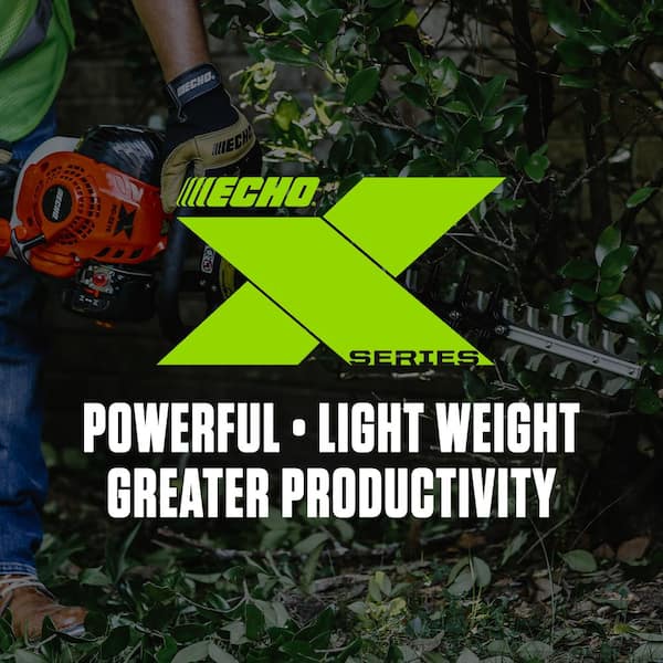 28 in. 21.2 cc Gas 2-Stroke Engine X Series Single-Sided Hedge Trimmer