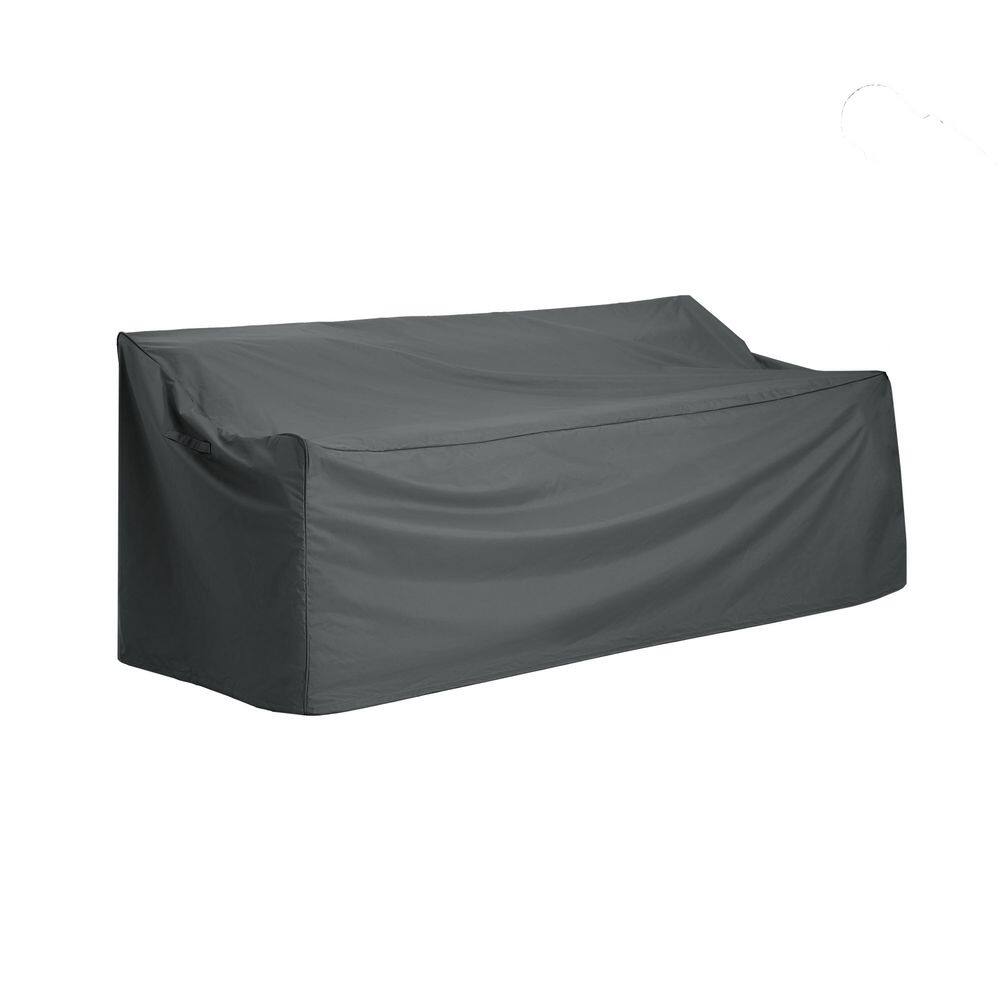 Large Dark Gray Patio Sofa Cover, 3 Seater Couch Dust Cover Water and UV Resistant-88 in. W x 36 in. D x 35 in. H price history on PriceWatchPro