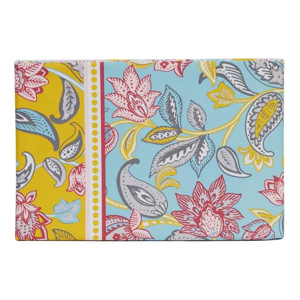 Lintex Maison de Fleures Multi Print 100% Vinyl Tablecloth 52"X70"