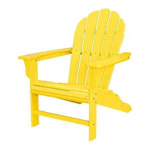 HD Lemon Plastic Patio Adirondack Chair