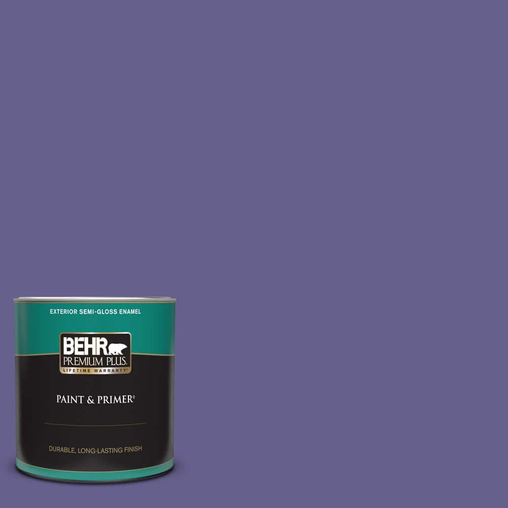 Microblend Interior Paint and Primer - Purple/Lavender Lining, Semi-gloss  Sheen