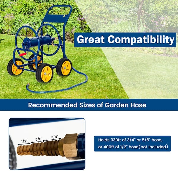  ELEY Hose Reel – Outdoor Garden Hose Reel Stand and Heavy-Duty  Hose Reel, Great Addition to Gardening Accessories and Supplies : Patio,  Lawn & Garden