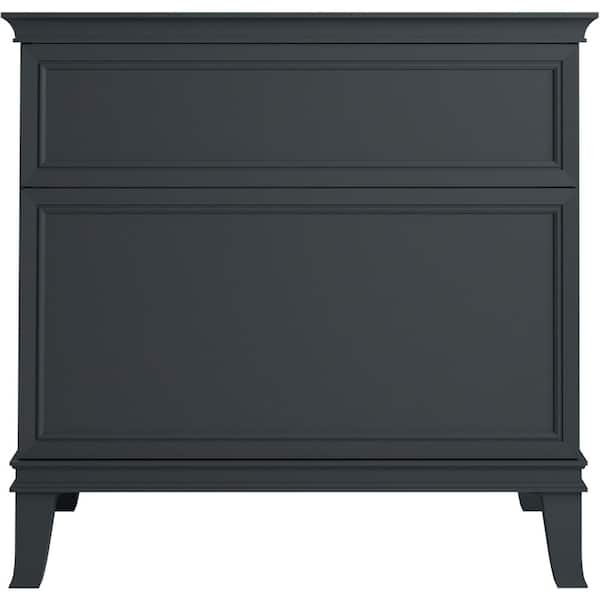 KOHLER Artifacts 36 in. W x 21.9 in. D x 34.5 in. H Bathroom Vanity Cabinet without Top in Slate Grey