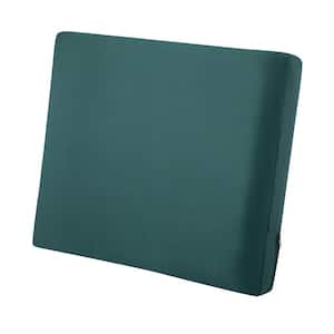Ravenna 25 in. W x 22 in. D x 4 in. Thick Mallard Green Outdoor Lounge Chair Back Cushion