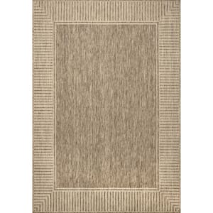 nuLOOM Lefebvre Casual Braided Tan 5 ft. x 8 ft. Indoor/Outdoor Patio Area  Rug HJFV01G-508 - The Home Depot