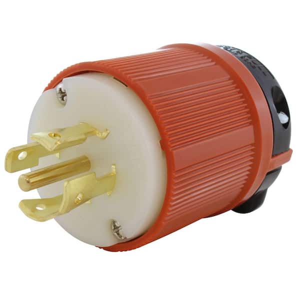 NEMA L22-20P 20A 3-Phase Y 277/480V 5-Prong Locking Male Plug with UL, C-UL Approval