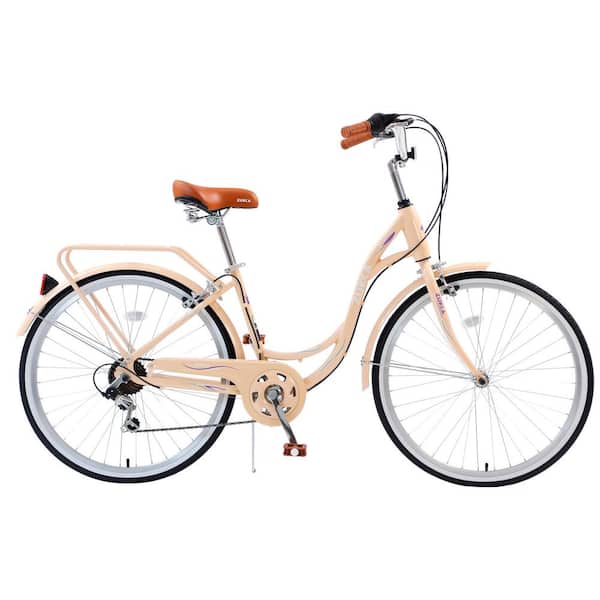 Cesicia 26 in. Aluminum Bike with 7-Speed in Pink for Lady's