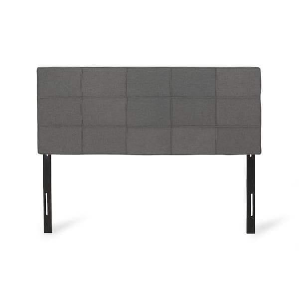 Noble House Marlene Charcoal Grey Queen Headboard