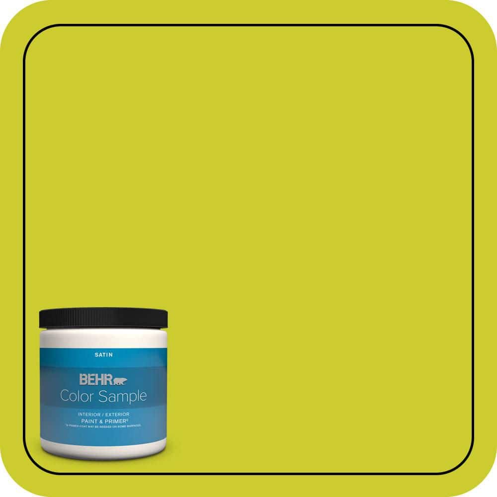 8 oz. #S-G-400 Lime Pop Satin Enamel Interior/Exterior Paint & Primer Color Sample price history on PriceWatchPro