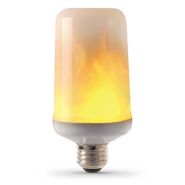 Feit Electric 3-Watt T60 Flame Flicker Effect LED Light Bulb Soft White