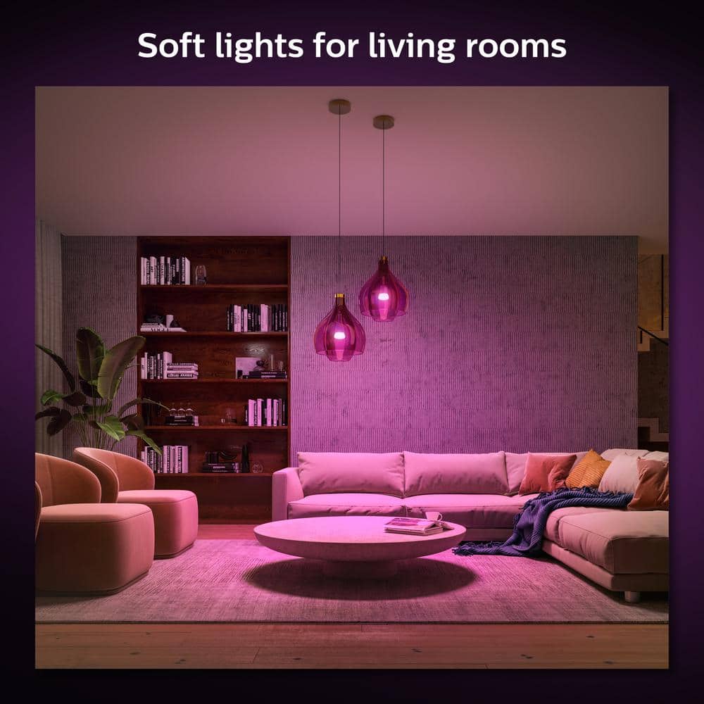 Philips Hue 75W Multicolor Dimmable Smart LED Light Bulb