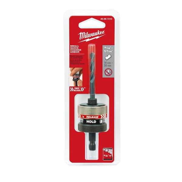 Milwaukee 3/8 in. Twist-Release Hole Saw Arbor