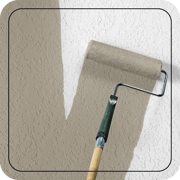 5 gal. #730D-4 Garden Wall Satin Interior/Exterior Masonry, Stucco and Brick Paint